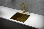 Превью картинка Металлическая мойка GRANULA 5045U, ЗОЛОТО САТИН #1