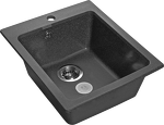Превью картинка Мраморная мойка GranFest PRACTIK 505 Графит #1