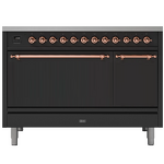 Превью картинка Центр варочный ILVE P12FDQNE3/MGP матовый графит (фурн. медь) #1