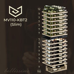 Превью картинка Шкаф винный  Meyvel Винный холодильник (шкаф) компрессорный MEYVEL MV110-KBT2(SLIM) #3