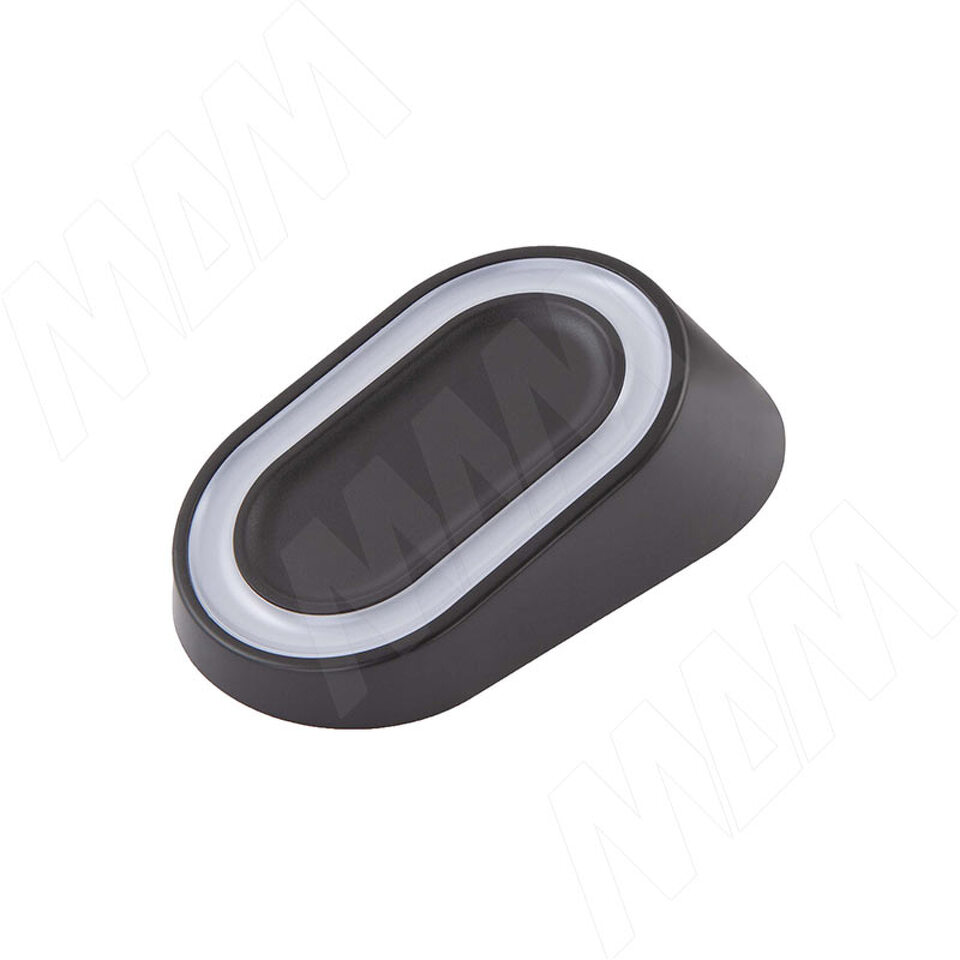 Фото PULSE АУРА Светильник овальный, 12V, 2,5W, черный, AURA (AU12-NO-BL-NW3)