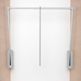 Картинка Servetto Телескопический пантограф SERVETTO для одежды, 2 шт., ширина 770-1200 мм, серый