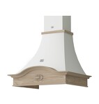 Превью картинка Вытяжка с багетом Lex MILANO 600 White #1