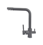 Превью картинка Смеситель для кухни Lex BIFERNO DEEP GREY смеситель #1