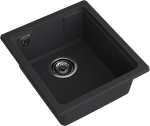 Превью картинка Кварцевая мойка GranFest GF-URBAN 4540 Черный #2
