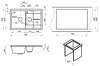 Превью картинка Кварцевая мойка GRANULA 7802, БАЗАЛЬТ, кварц #4