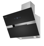 Превью картинка Наклонная вытяжка Maunfeld MERSEY 50 Inox Glass black #1