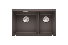 Картинка Blanсo SUBLINE 430/270-U SILGRANIT PuraDur темная скала c отв.арм. InFino