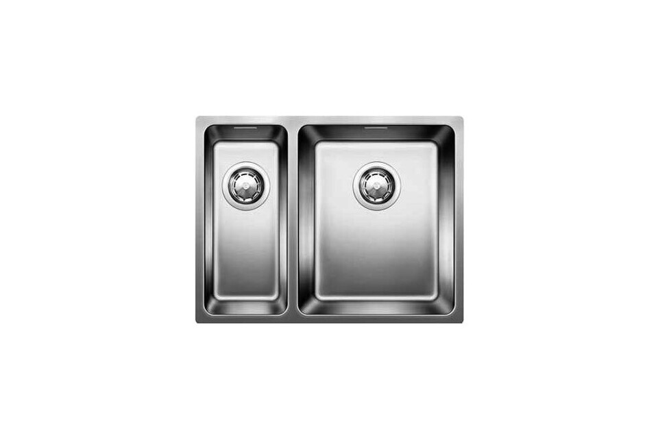 Фото Металлическая мойка Blanсo ANDANO 340/180-IF нерж.сталь зеркальная полировка с отв. арм. InFino, правая