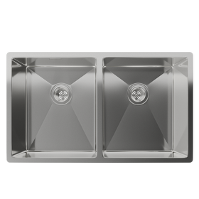 Картинка Rivelato RINOX 7444 U2 нерж.сталь 2 чаши 740*440*200 мм