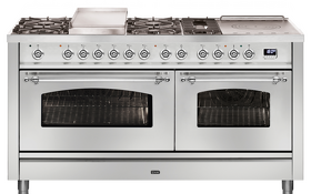 Картинка ILVE P15FSDNE3/SSC нержавеющая сталь (фурн. хром)