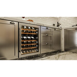 Превью картинка Шкаф винный встраиваемый Meyvel Винный холодильник (шкаф) компрессорный MEYVEL MV46PRO-KST2 #3