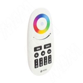 Картинка PULSE СМАРТ,  Пульт дистанционного управления контроллером для RGB, RGBW, RGBCCT ленты, сенсорный, 4 зоны, 2.4 ГГц, SMART (RE-RGBW-R-4Z-WH)
