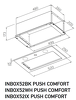 Превью картинка Полновстраиваемая вытяжка Meferi INBOX52WH PUSH COMFORT #2