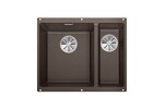 Превью картинка Гранитная мойка Blanсo SUBLINE 340/160-U SILGRANIT PuraDur кофе (чаша слева) с отв.арм. InFino #1