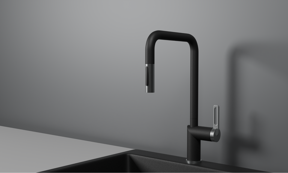 Фото Смеситель для кухни GRANULA 8173, ТУРМАЛИН