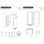 Превью картинка Шкаф винный  Винный холодильник (шкаф) компрессорный Dunavox DX-104.375DSS #2