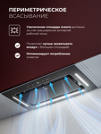 Превью картинка Полновстраиваемая вытяжка Lex Aura 600 Inverter BL воздухоочиститель с инвертором #7