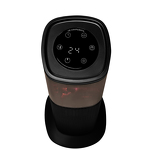 Превью картинка Вентилятор Lex LXCR 1525,обогреватель керамический, с очагом 2000Вт ( черный) #15