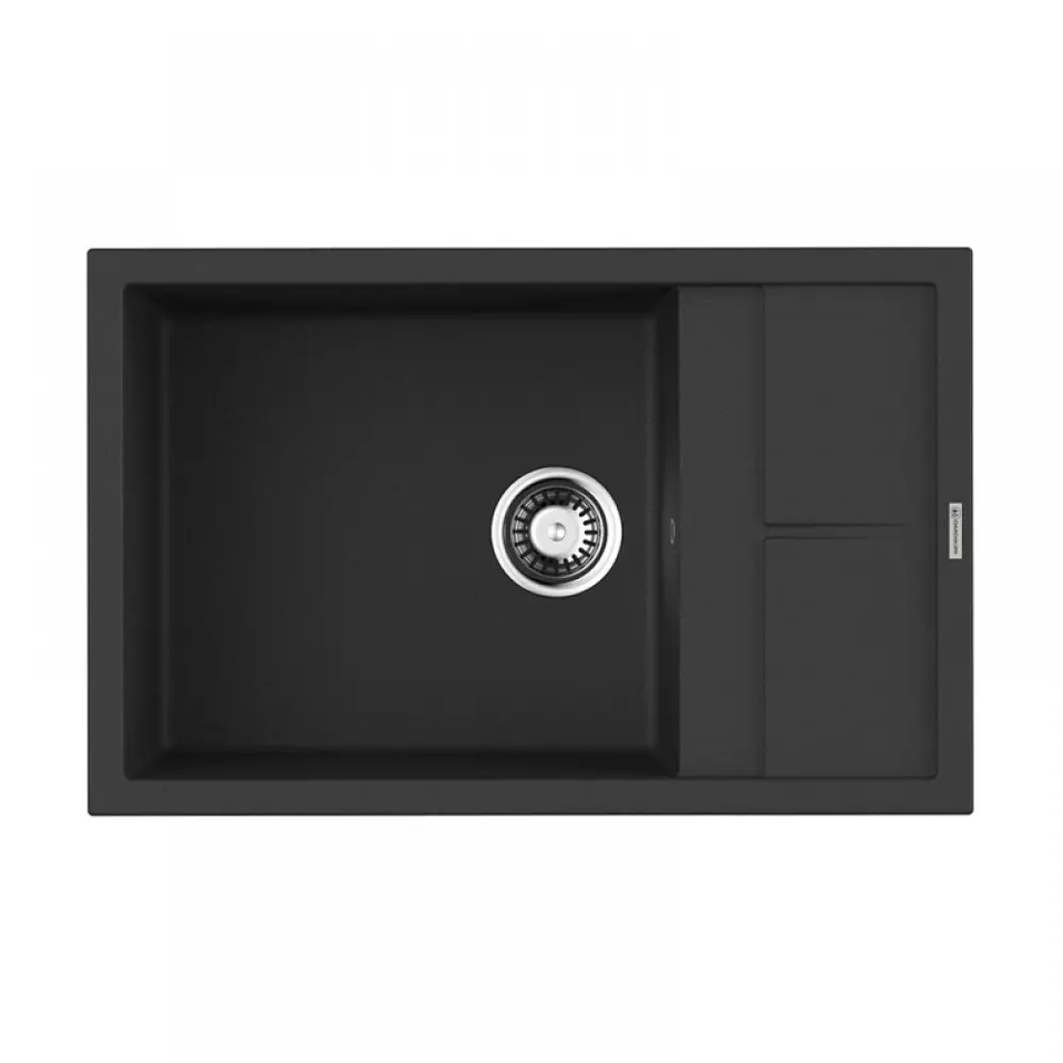 Фото Гранитная мойка Omoikiri Sumi 78-LB-BL Tetogranit/черный