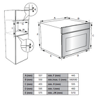 Превью картинка Электрический духовой шкаф Weissgauff EO 459 PDB #16