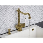 Превью картинка Смеситель для кухни Omoikiri Kyoto 2 Plus-SI латунь/античное серебро #3