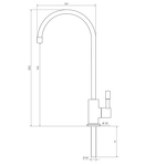 Превью картинка Смеситель для кухни Барьер Кран для чистой воды (цвет - серебро) #2