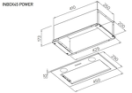 Превью картинка Полновстраиваемая вытяжка Meferi INBOX45IX POWER #2