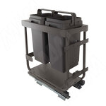 Превью картинка Vibo KOMBI 2.0 M30W Система сортировки и хранения, 2 емкости (10л+10л), креп. фасада, полн.выдв., плавн.закр., направл. Nova Pro, крышка-полка (KOMBI2GME302SCGMRF) #4