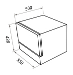 Превью картинка Посудомоечная машина компактная Maunfeld MLP-06S #16