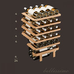 Превью картинка Шкаф винный  Meyvel Винный холодильник (шкаф) компрессорный MEYVEL MV24-KBF1 #4