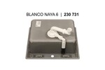 Превью картинка Гранитная мойка Blanсo NAYA 6 SILGRANIT антрацит #7