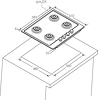 Превью картинка Газовая варочная панель Candy CHG6BF4WPX #4