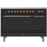 Превью картинка Центр варочный ILVE P12SQNE3/MGP матовый графит (фурн. медь) #1