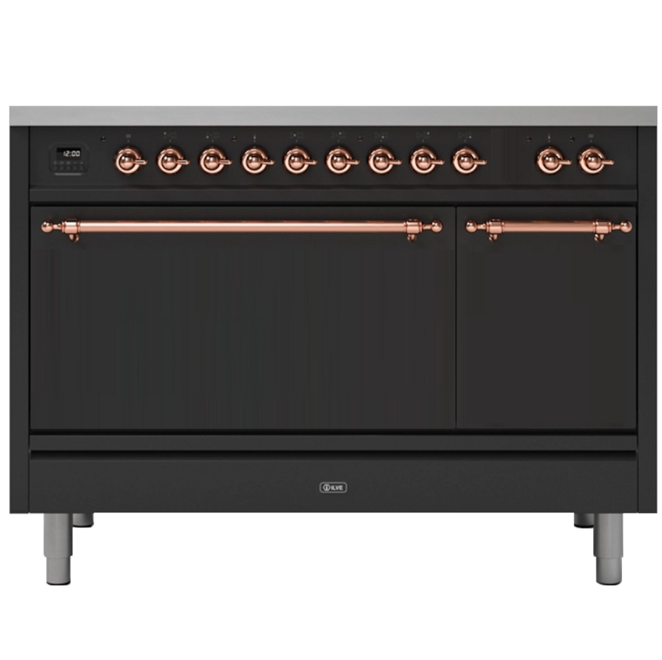 Фото Центр варочный ILVE P12SQNE3/MGP матовый графит (фурн. медь)