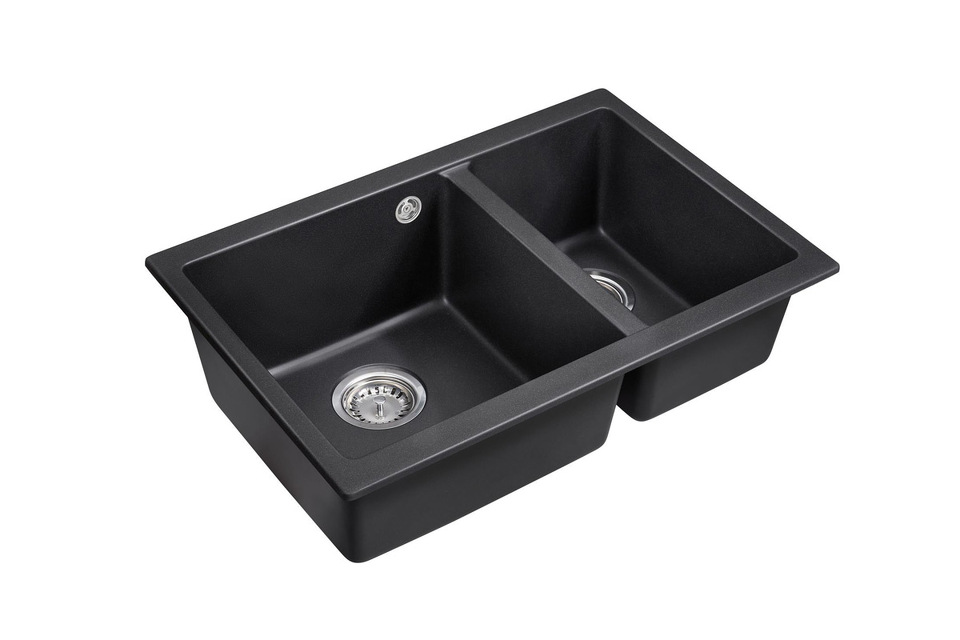 Фото Кварцевая мойка EMAR EMQ-2665.PL Оникс