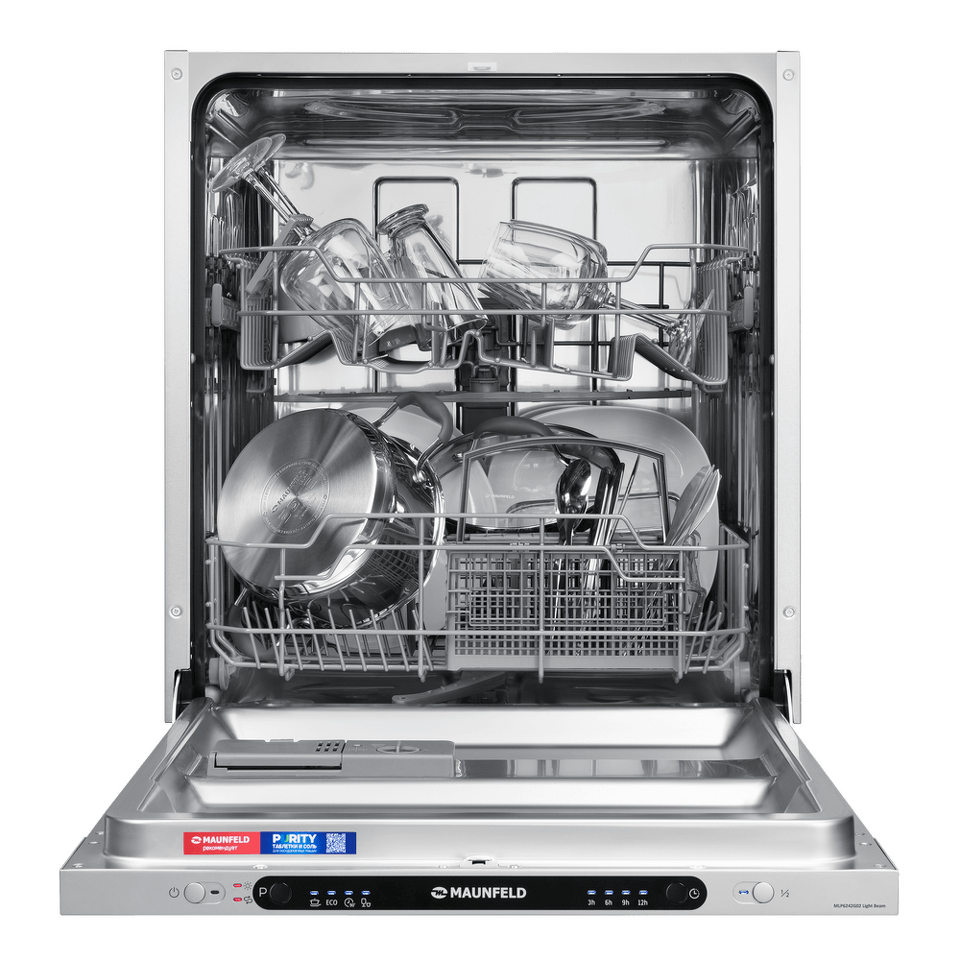 Фото Посудомоечная машина 60см встраиваемая Maunfeld MLP6242G02 Light Beam