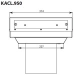 Превью картинка Falmec Комплект для рециркуляции Carbon-Zeo (корпус+фильтр, для Gruppo Incasso) #1