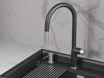 Превью картинка Смеситель для кухни GRANULA 9010, ШВАРЦ #1