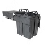 Превью картинка PULSE PROBOX F45 Система сортировки и хранения, 3 емкости (2x15+1x33), креп. фасада, полн.выдв., плавн.закр., крышка-полка, графит (MBN453-63DGMID) #3
