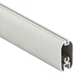Картинка PULSE Штанга овальная 15x30 под ленту 5 мм, с пазом под демпфер, серебро (анод), L-1000 (TA02LEDGR-S1)