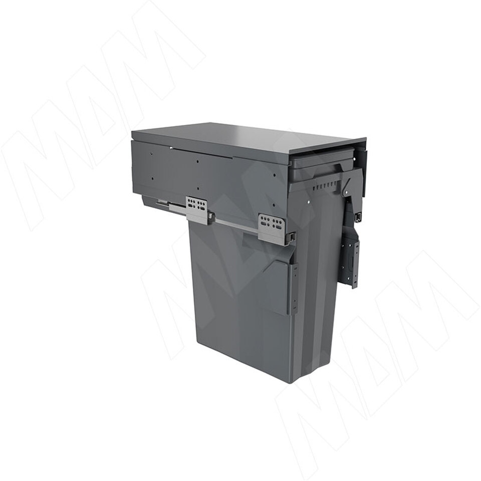 Фото PULSE PROBOX F30 Система сортировки и хранения, 1 емкость (1x29), креп. фасада, полн.выдв., плавн.закр., крышка-полка, графит (MBN301-29DGMID)