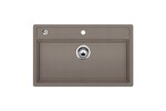 Превью картинка Гранитная мойка Blanсo DALAGO 8 SILGRANIT PuraDur серый беж с клапаном-автоматом #1