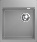 Превью картинка Гранитная мойка Rivelato TESORO 455-R 1-чаш 450*510 Серый 803 #1