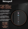 Превью картинка  Холодильник side by side Weissgauff WCD 510 Built-in Inverter NoFrost Black Glass #11