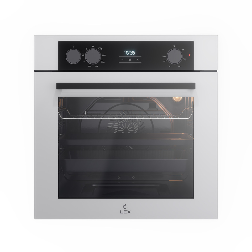 Фото Электрический духовой шкаф Lex EDP 080 WH STEAM духовой шкаф