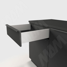Картинка PULSE ЛС БОКС ПРО Комплект ящика 550 мм, Н120, с доводчиком, белый, LS BOX PRO (LSB.PRO.LS120550W)