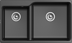 Картинка Rivelato AXEL 90D 2-чаши 870*520мм Антрацит 501