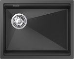 Превью картинка Гранитная мойка Rivelato LINO 554-L 1-чаш 550*440 antracite #1