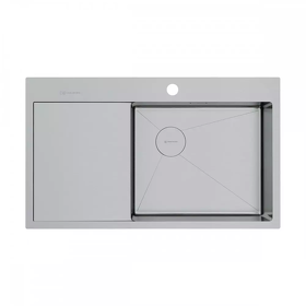 Картинка Omoikiri Akisame 86-R Side-IN нерж. сталь/нержавеющая сталь